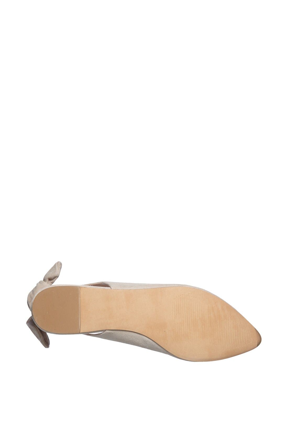 'Morganne' Suede Flat, Alternate, color, FRENCH TAUPE