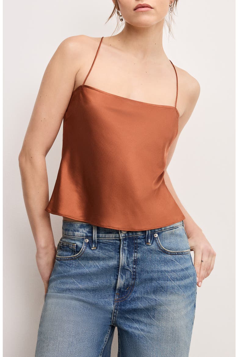Satin Camisole, Main, color, COPPER