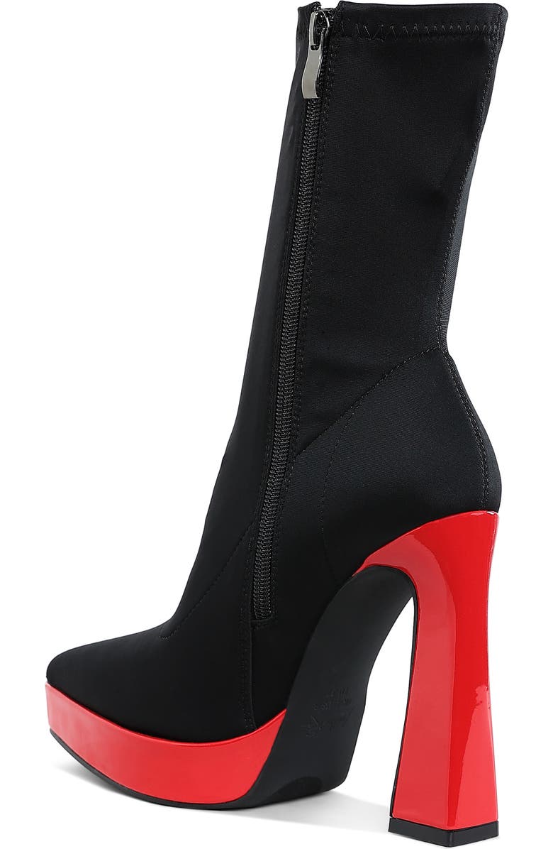 LONDON RAG Rabha Contrast Platform Boot, Alternate, color,