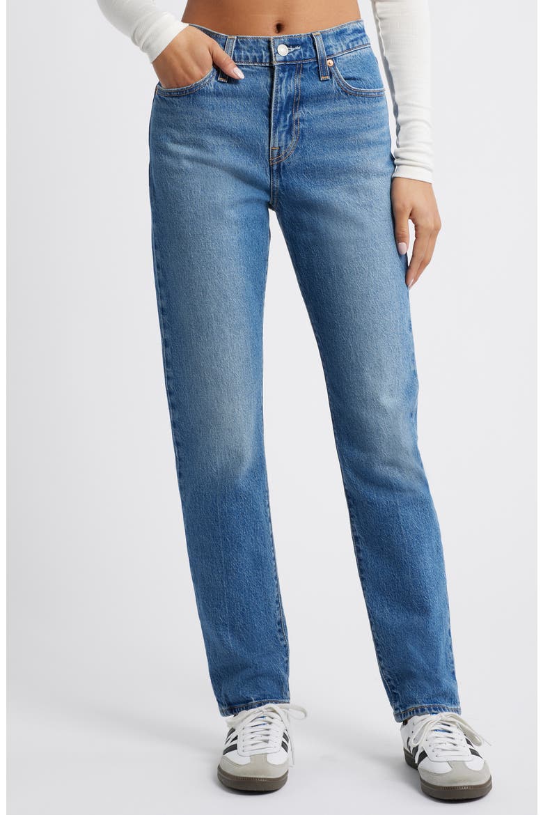 Wedgie High Waist Slim Jeans, Main, color, CITY SLIM