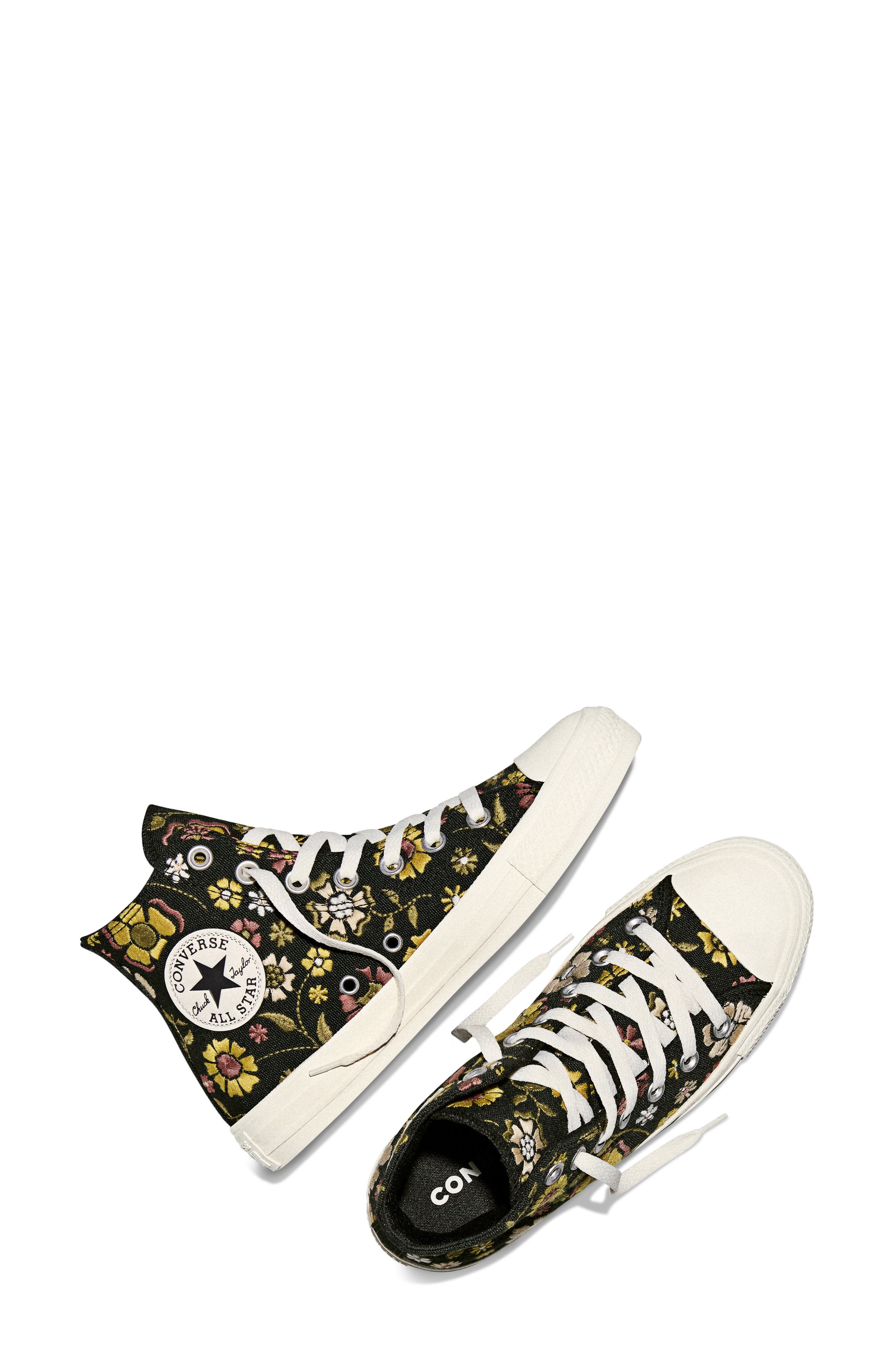 Gender Inclusive Chuck Taylor All Star Floral Embroidered Canvas