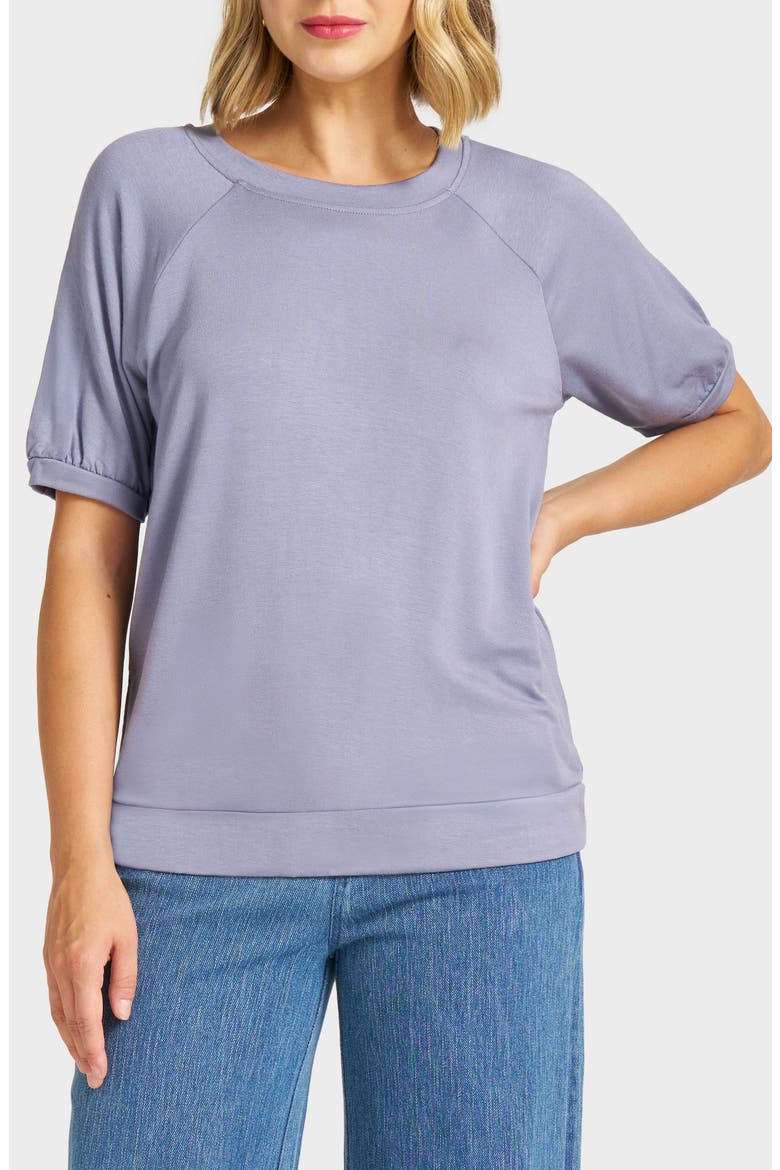 Raglan Short Sleeve Top, Main, color, OCEAN