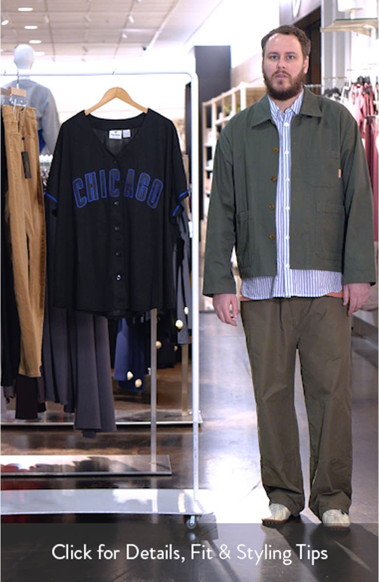 Men's Black Chicago Cubs Big & Tall Pop Fashion Jersey, sales video thumbnail