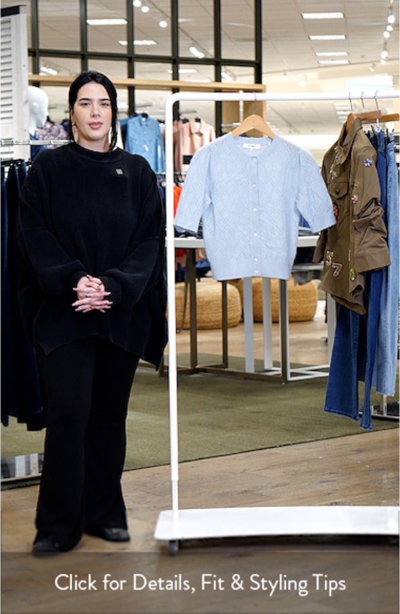 The Short Sleeve Cashmere Cardigan, sales video thumbnail