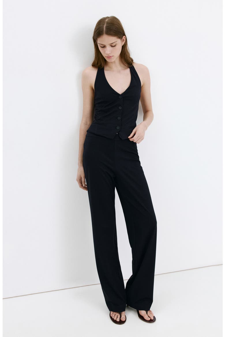Wide Leg Pants, Alternate, color, NAVY