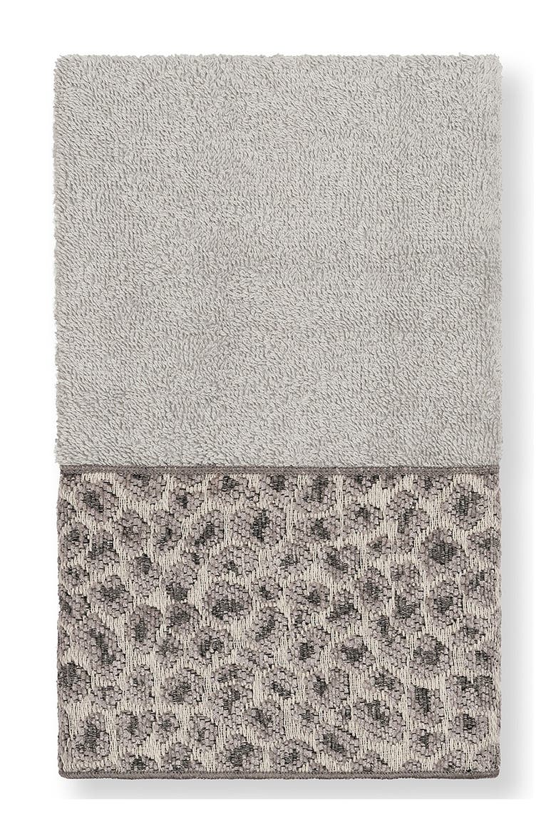 Spots 3-Piece Embellished Towel - Light Grey, Alternate, color, LIGHT GREY