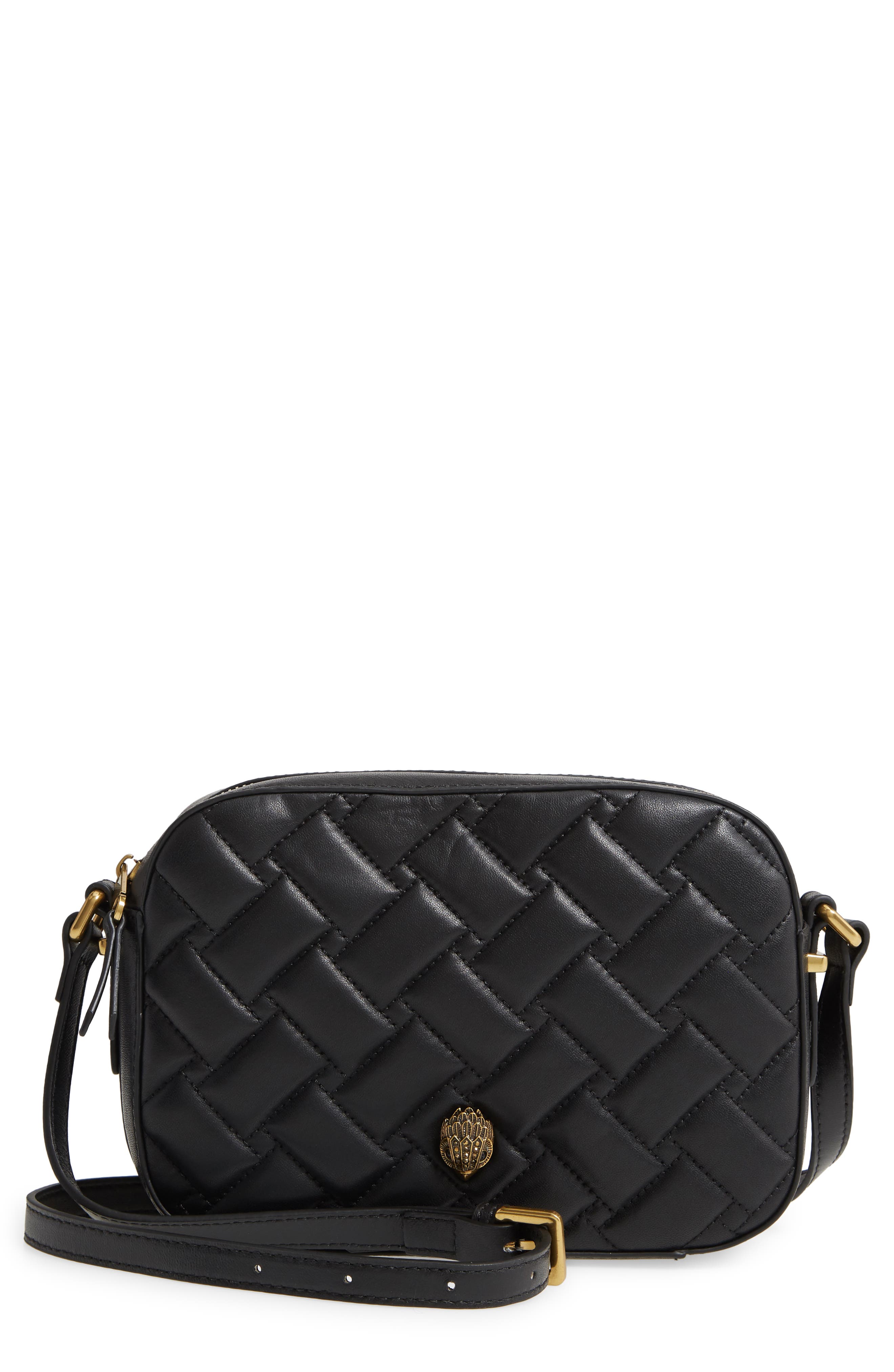 Kurt Geiger London Kensington Quilted Leather Crossbody Bag, Main, color, 