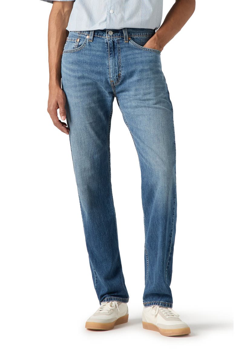 505™ Relaxed Straight Leg Jeans, Main, color, BEST SEASON LTWT