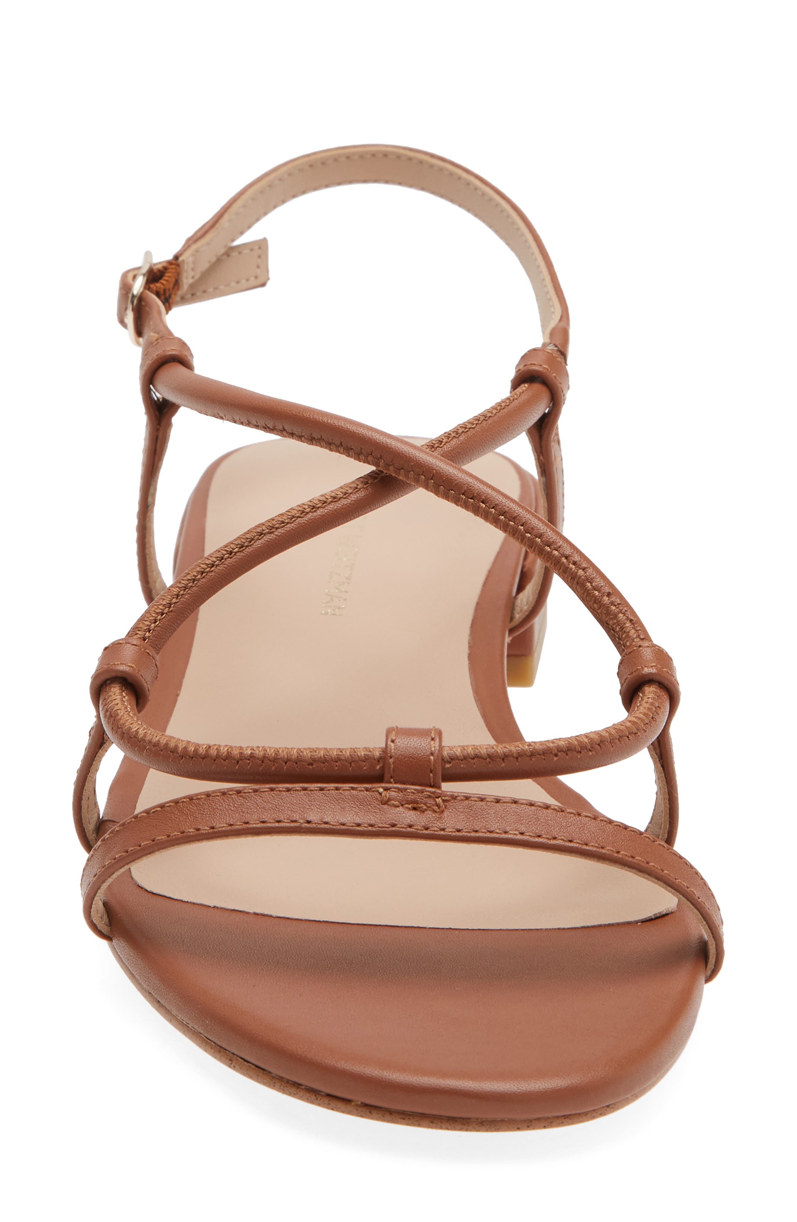 Stuart Weitzman Nilla Sandal, Alternate, color, Saddle