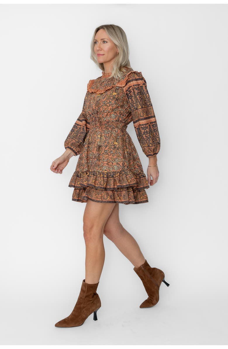 West Of Pascale Mini Dress, Alternate, color, Esme Vine Print