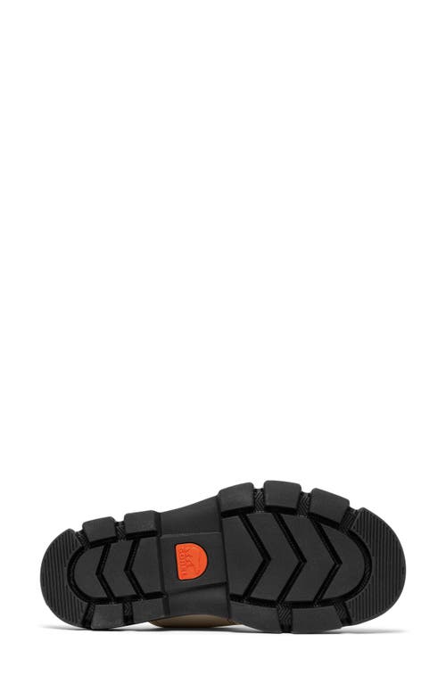 Sorel Rein Dual-grip Slide Sandals In Chalk/black