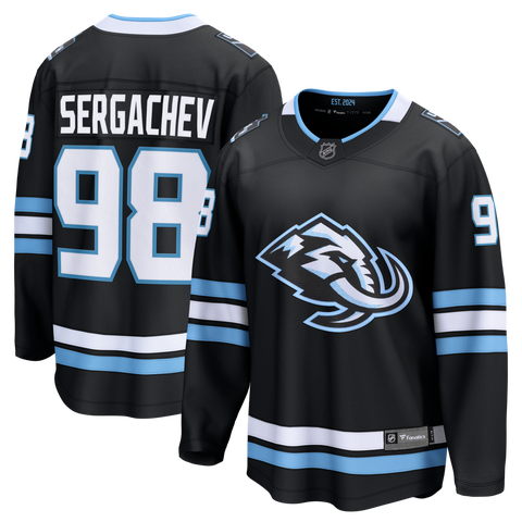 Men's Fanatics Mikhail Sergachev Black Utah Mammoth Home Breakaway Player Jersey