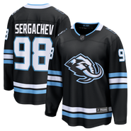 FANATICS Men's Fanatics Mikhail Sergachev Black Utah Mammoth Home Breakaway Player Jersey