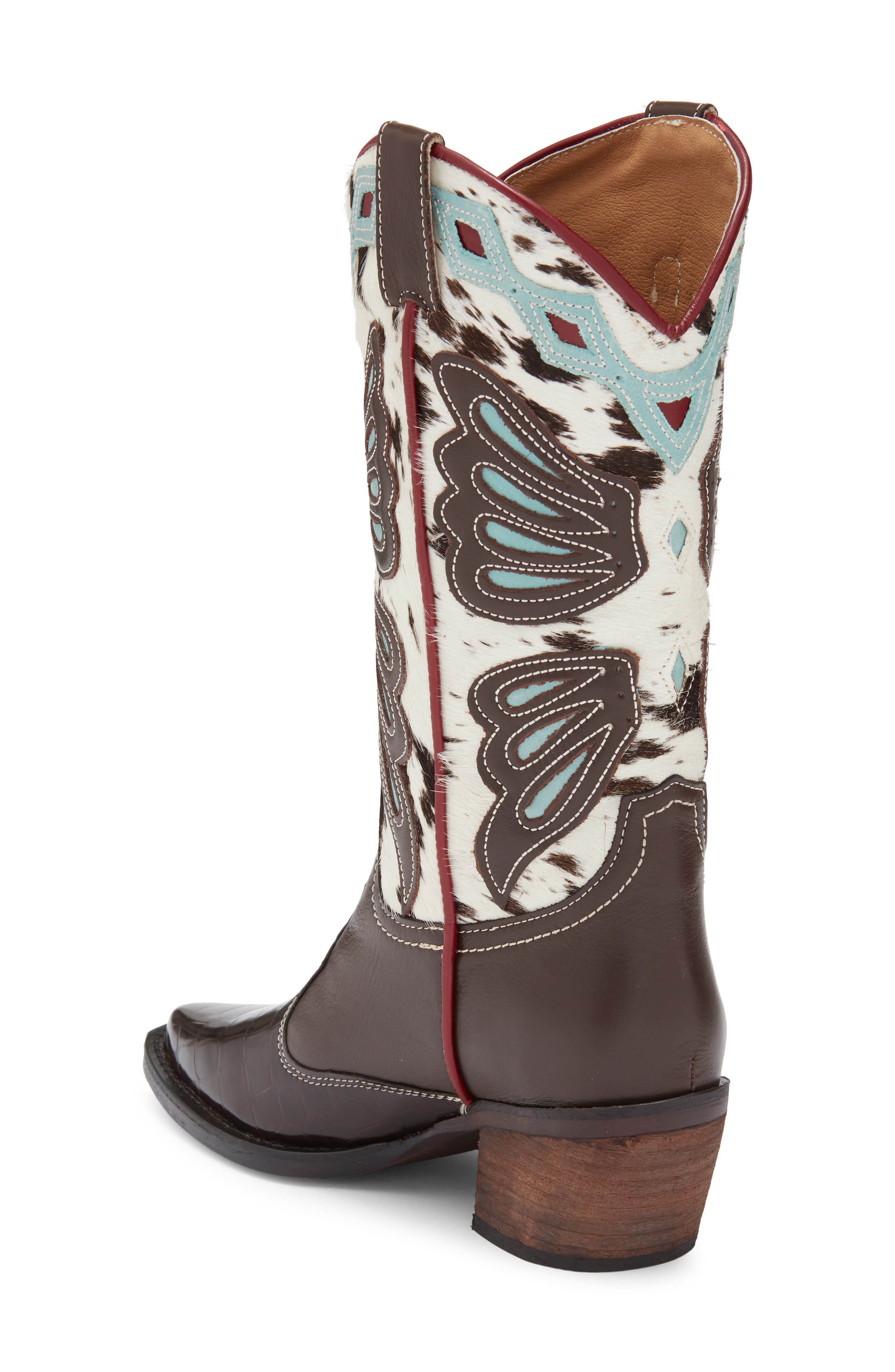 Steve Madden Arroyo Western Boot, Alternate, color, Blue Multi
