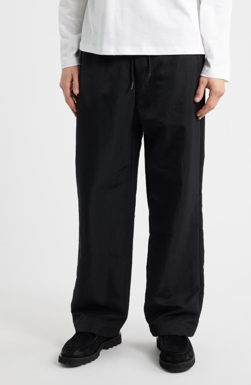 KROST Wide Leg Track Pants in Black at Nordstrom, Size Large