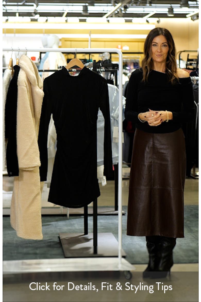 Vivi Tie Back Long Sleeve Minidress video