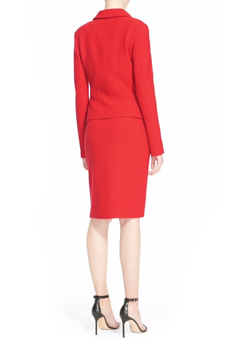 Nouveau Bouclé Knit Pencil Skirt, Alternate, color, GRANITA