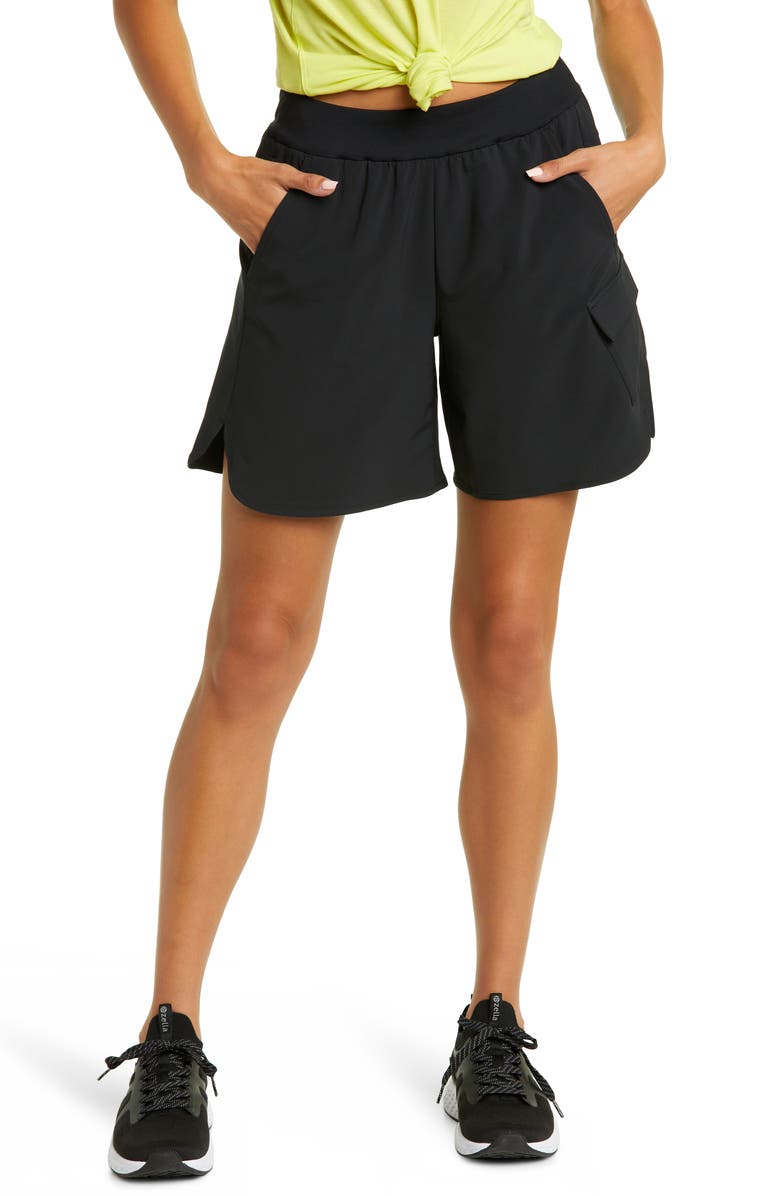 Zella Getaway Bermuda Shorts, Main, color, 