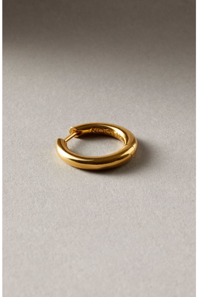 Polished Mid Hoop Gold, Alternate, color, Gold