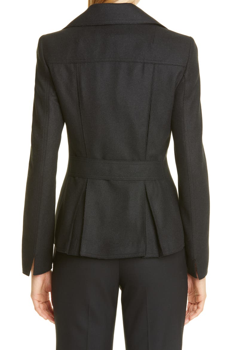 Wool Moto Jacket, Alternate, color, BLACK