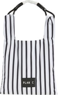 PLAN C Stripe Cotton Shopper (Nordstrom Exclusive)
