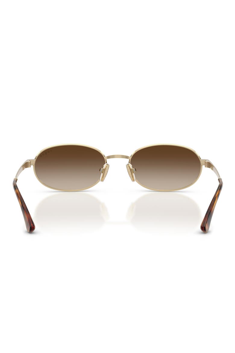 VO4353S 54mm Oval Sunglasses, Alternate, color, PALE GOLD / BROWN GRADIENT