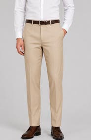 ZANETTI Stefano Modern Fit Wool Dress Pants