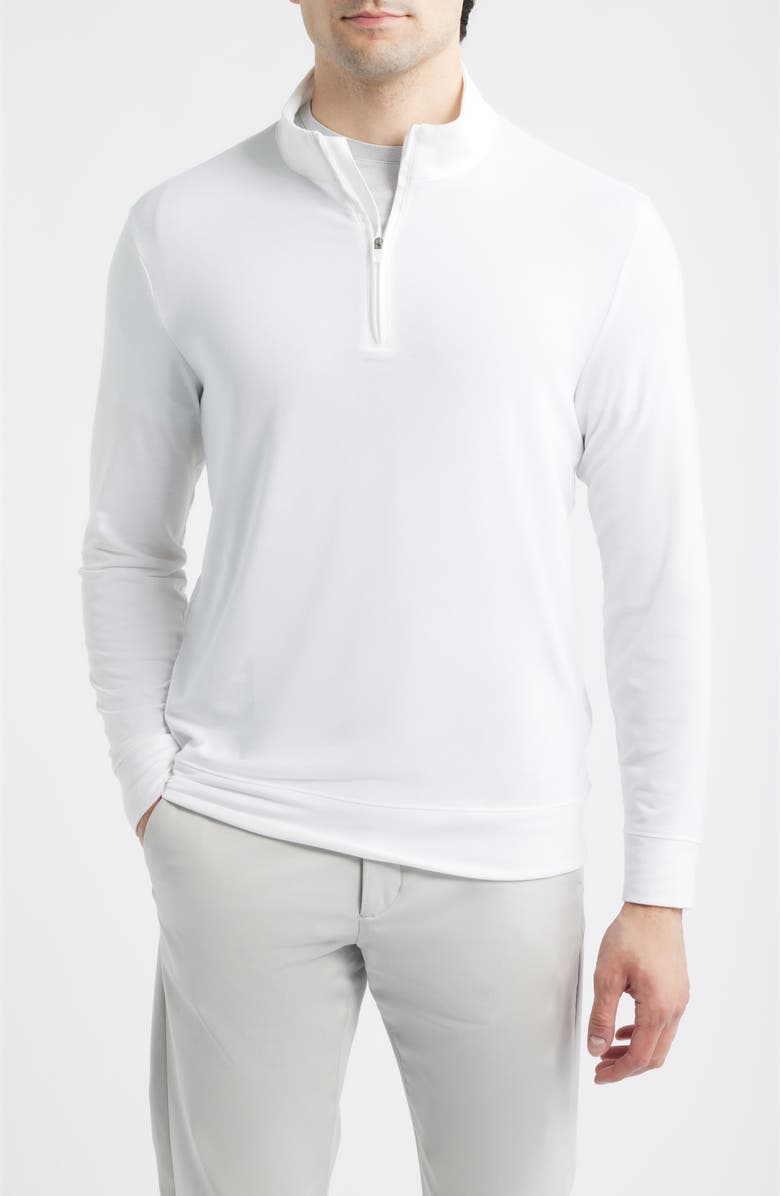 G/FORE Luxe Quarter Zip Pullover, Main, color, 