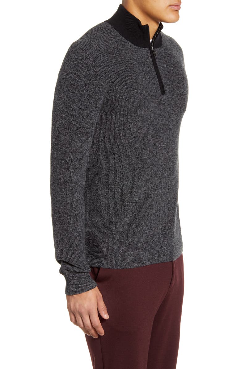Zachary Prell Crawford Regular Fit Quarter Zip Sweater, Alternate, color,