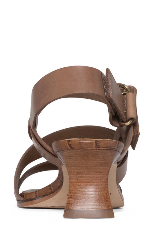 Donald Pliner Fisherman Kitten Heel Sandal In Brown