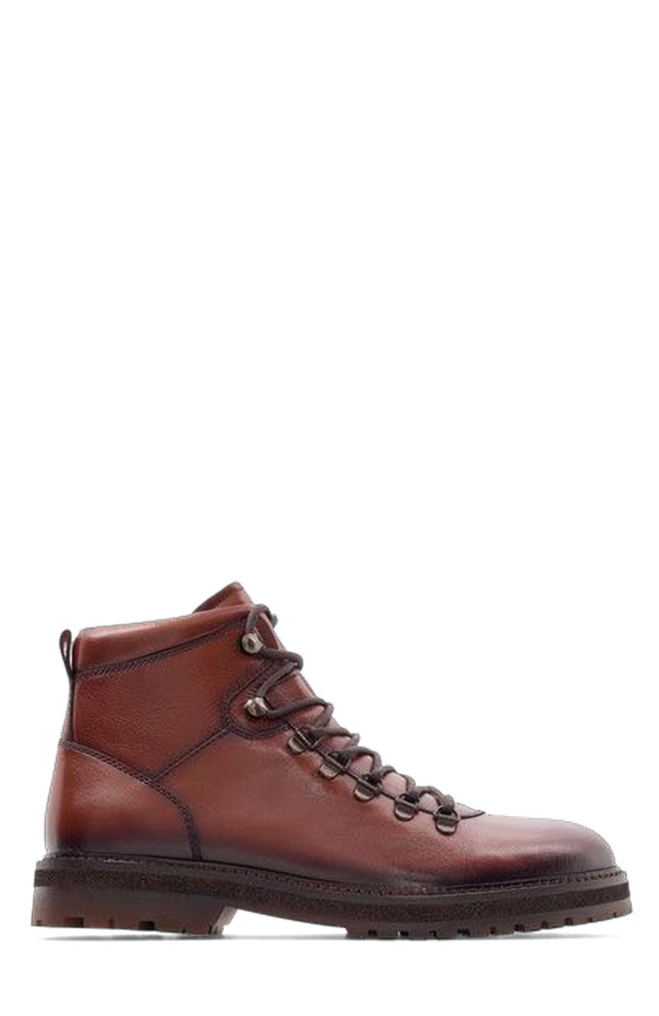 Anthony Veer Highland Mountain Boot, Main, color, Black Leather