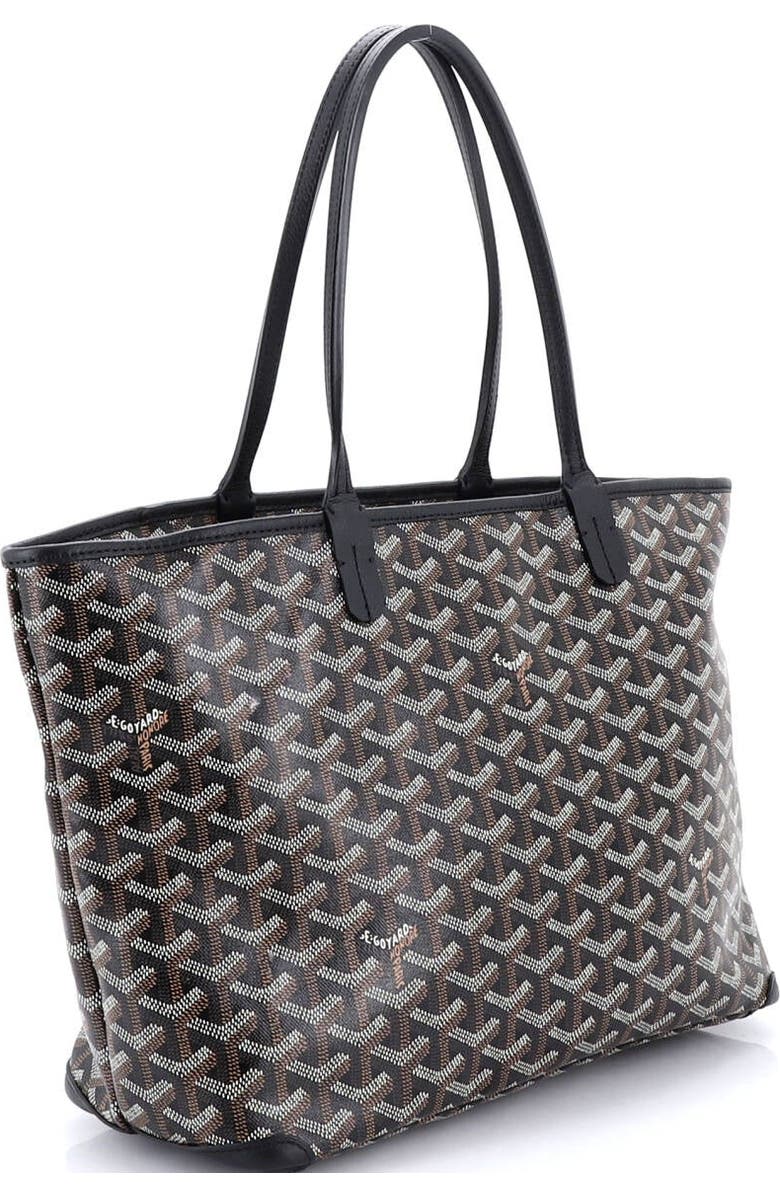 Pre-Owned Goyard Artois Tote Coated Canvas PM, Alternate, color, Black