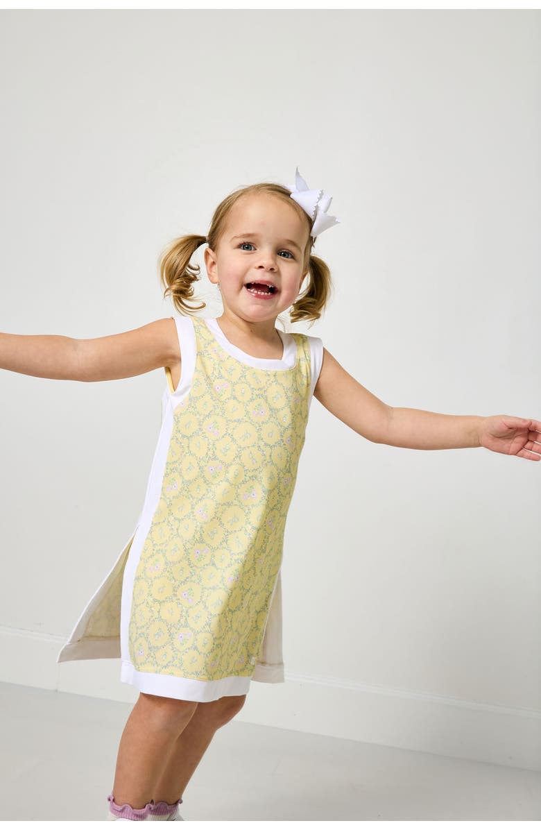 Courtside Kids Girls Lemon Love Dress, Alternate, color, Lemon