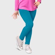 CITY THREADS Girls 100% Soft & Breathable Cotton Sensory Friendly Leggings