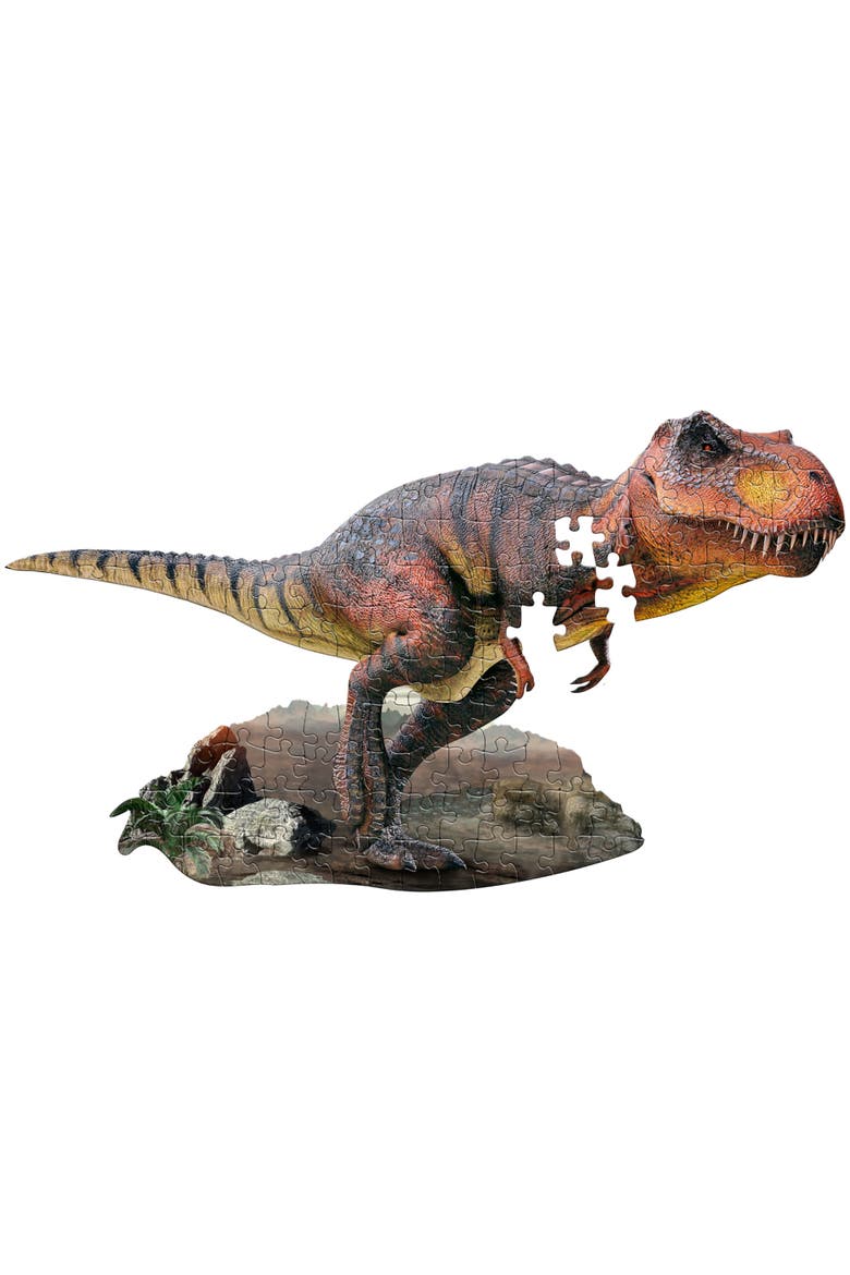 T. Rex 100 Piece Jigsaw Puzzle, Alternate, color, Multicolored