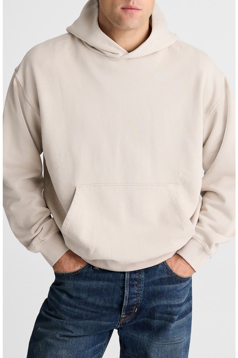 Woodland Brushed Terry Hoodie, Main, color, BLEACHED CANVAS