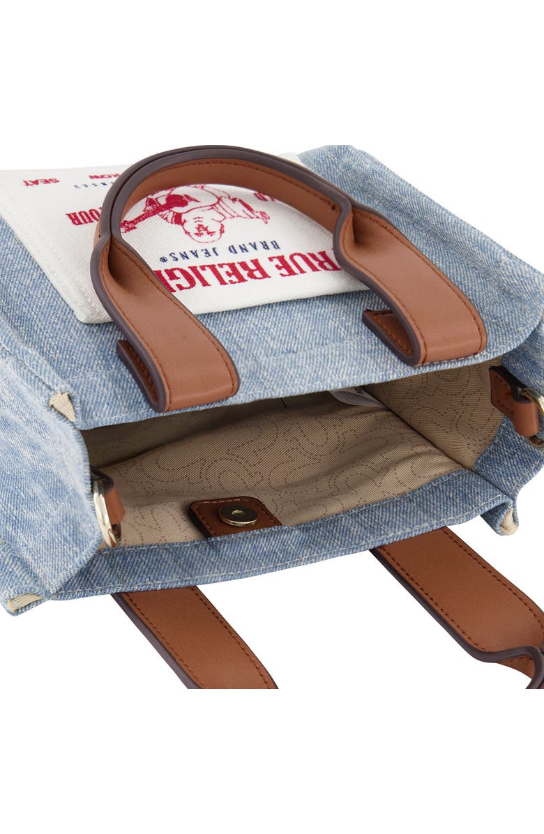 True Religion Canvas Mini Tote Bag, Alternate, color, Denim
