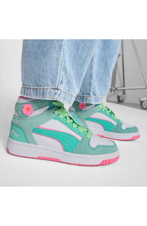 Puma Kids' Rebound Layup High Top Sneaker In Multi
