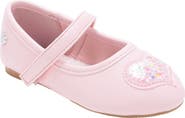 bebe Kids' Glitter Mary Jane Flat