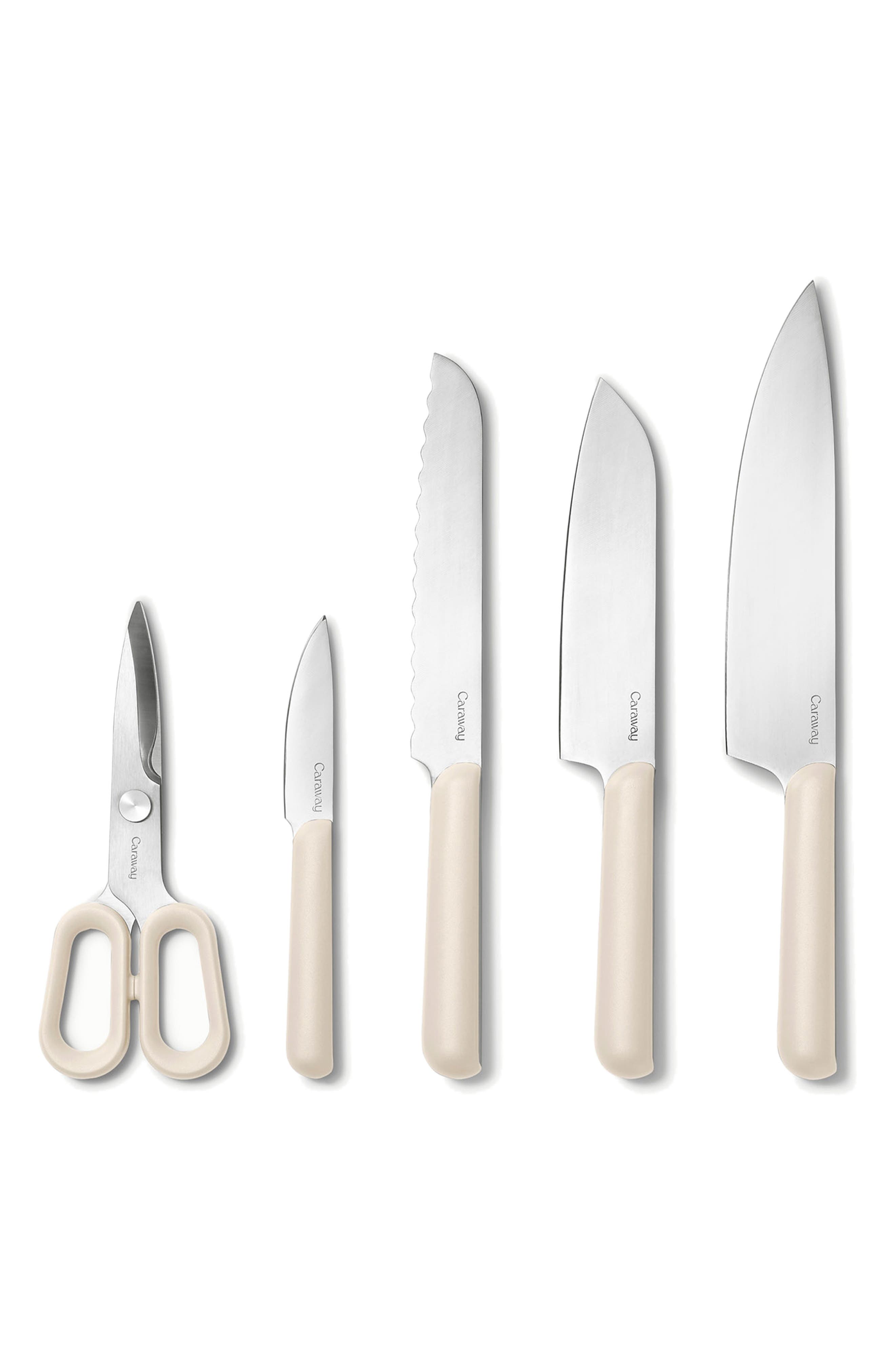 CARAWAY 5-Piece Knife Set in Cream 