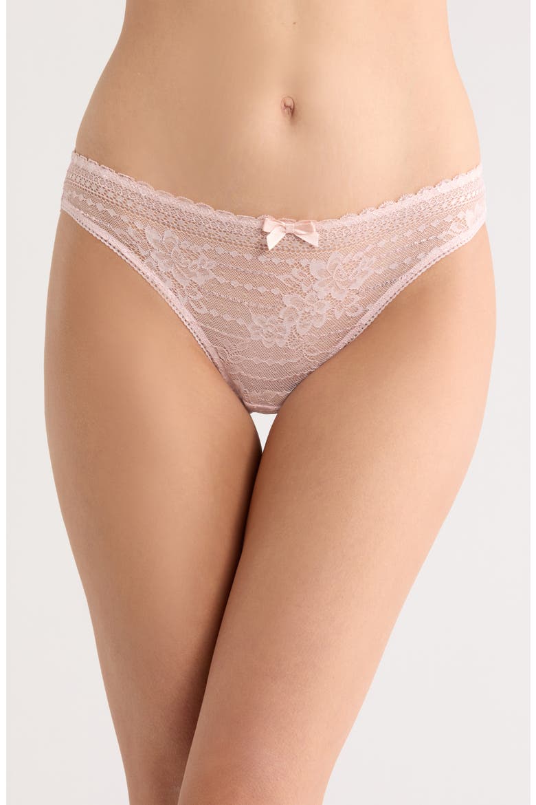 Panama Lace Panties, Main, color, PINK