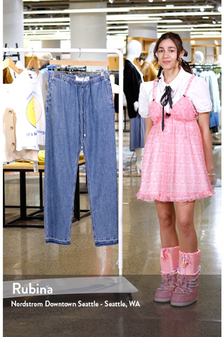 Ultra Featherweight Logan Pull-On Wide Leg Denim Pants video