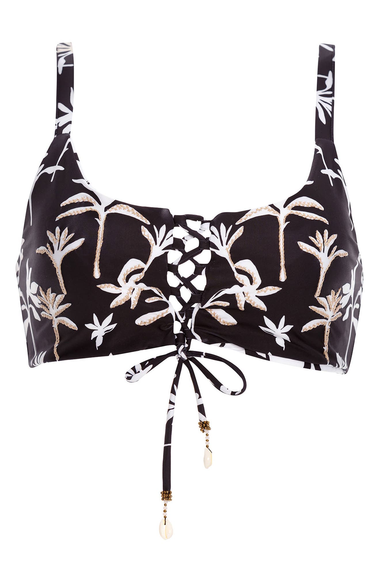 Cosita Linda Reversible Lace-Up Bikini Top