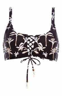 Cosita Linda Reversible Lace-Up Bikini Top