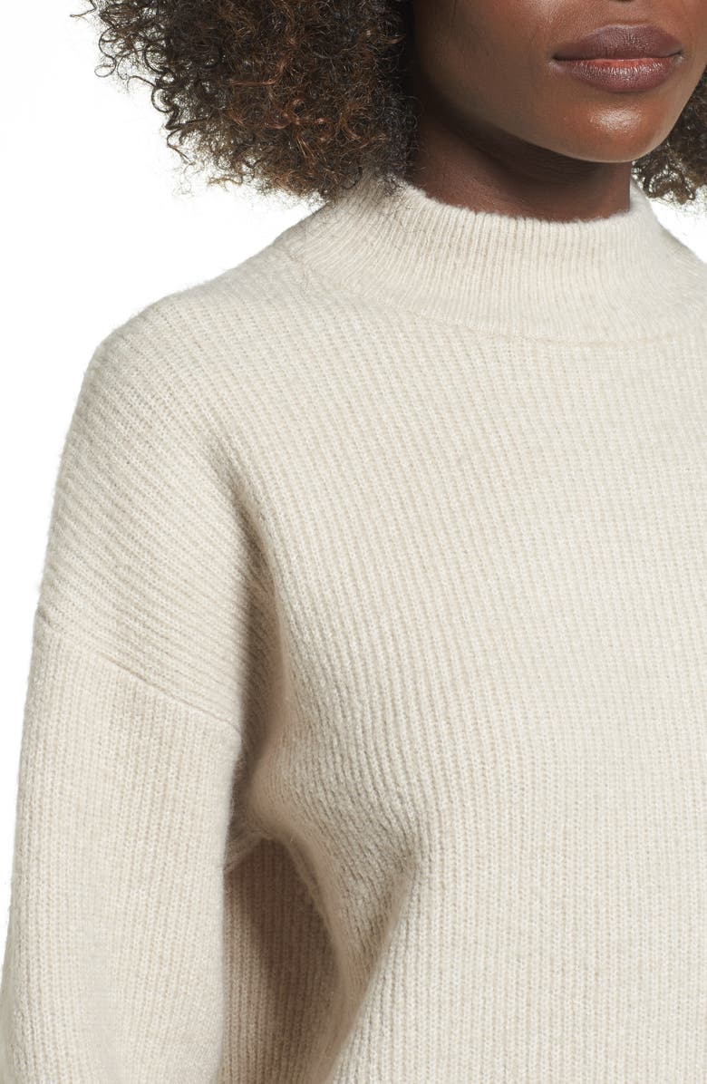 Leith Cozy Ribbed Pullover, Alternate, color, 