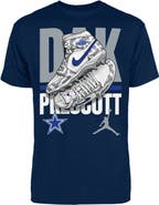 Jordan Brand Men's Jordan Brand Dak Prescott Navy Dallas Cowboys Kicks Graphic T-Shirt
