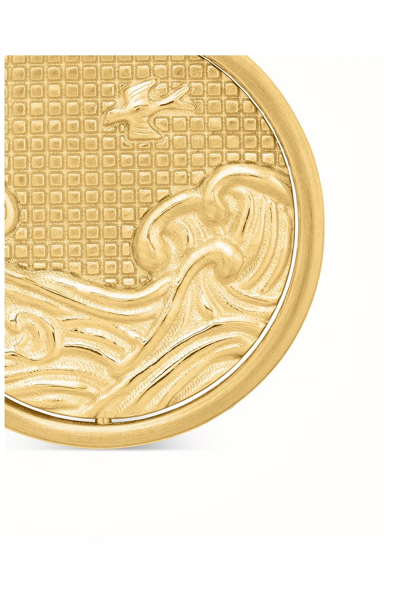 Water & Fire Amulet in 18K Yellow Gold, Alternate, color, 18K YELLOW GOLD