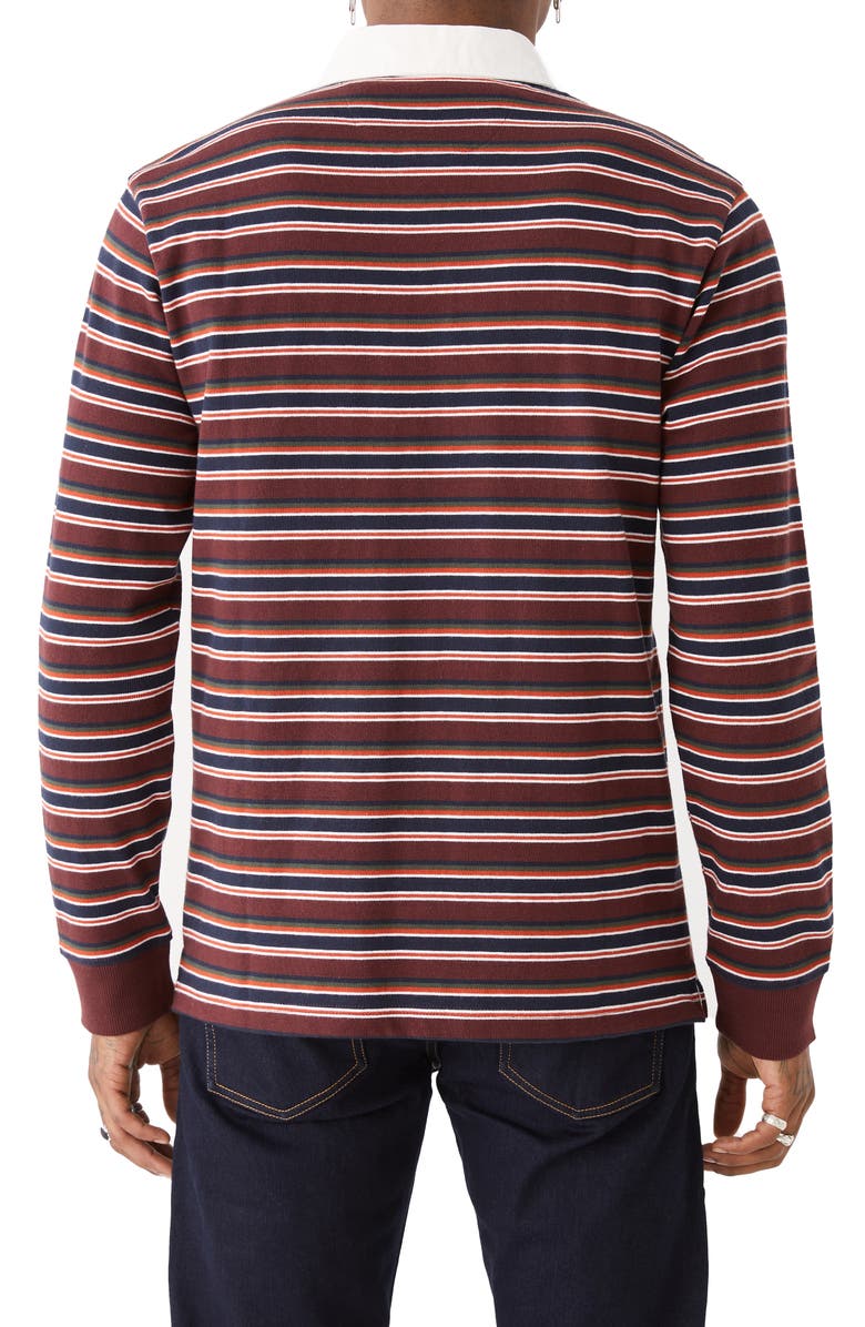 Frank And Oak Stripe Rugby Polo, Alternate, color, 