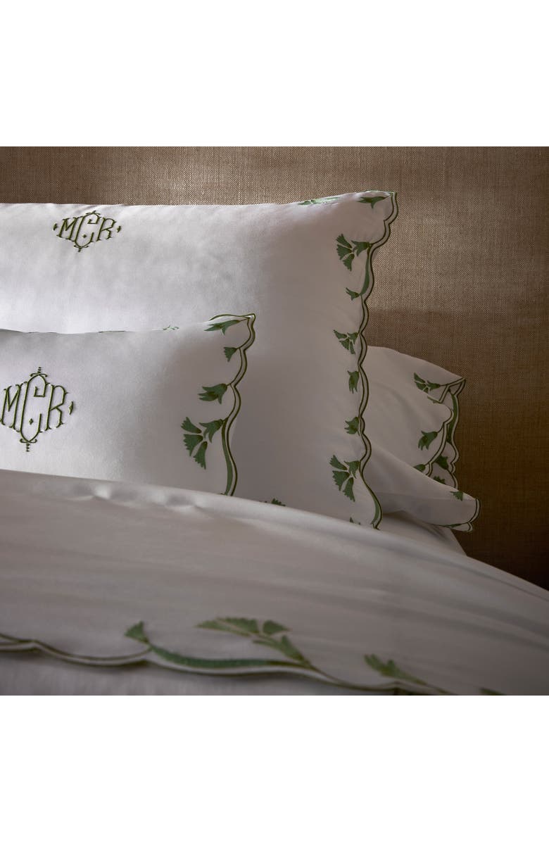 Matouk Marcella Set of 2 600 Thread Count Egyptian Cotton Pillowcases, Alternate, color, Dune