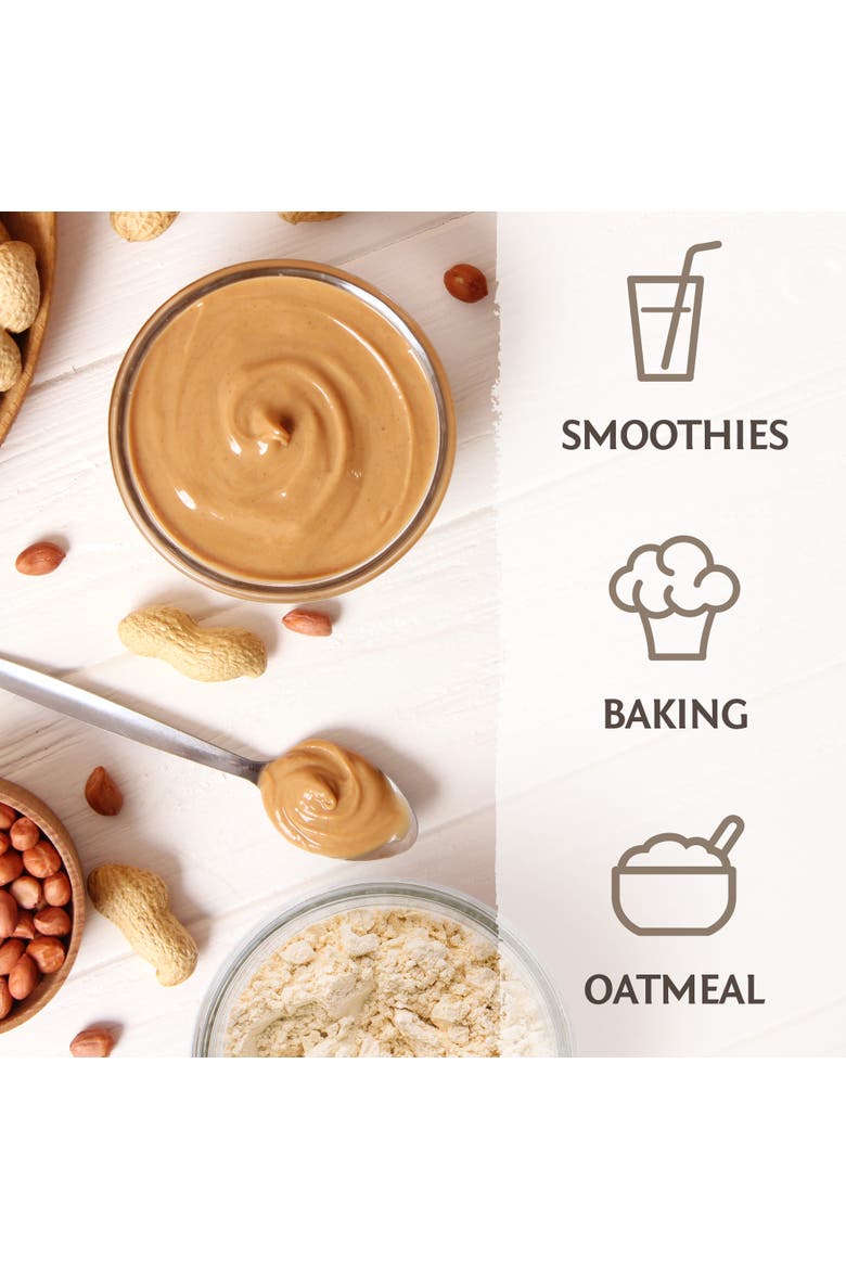 Organic Harvest Peanut Butter Powder, 504g Tub, Alternate, color, No Color